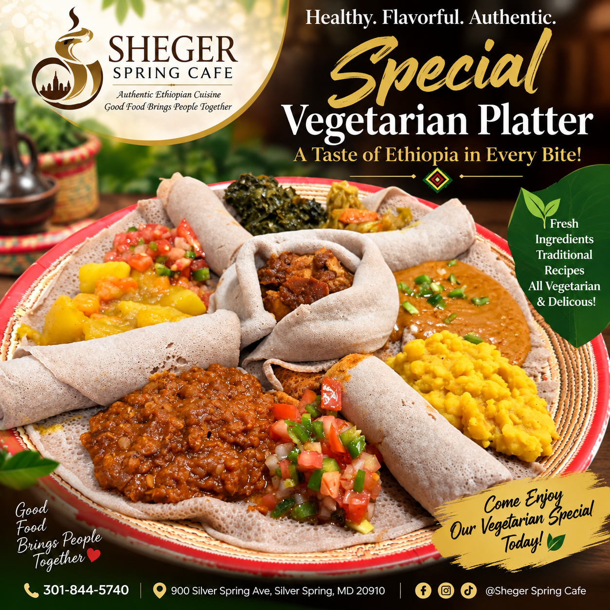 Catering and events at Sheger Spring Cafe